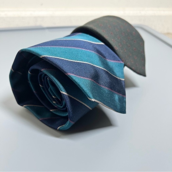 Robert Talbott Lot of 2 Wool and silk ties - Picture 4 of 8